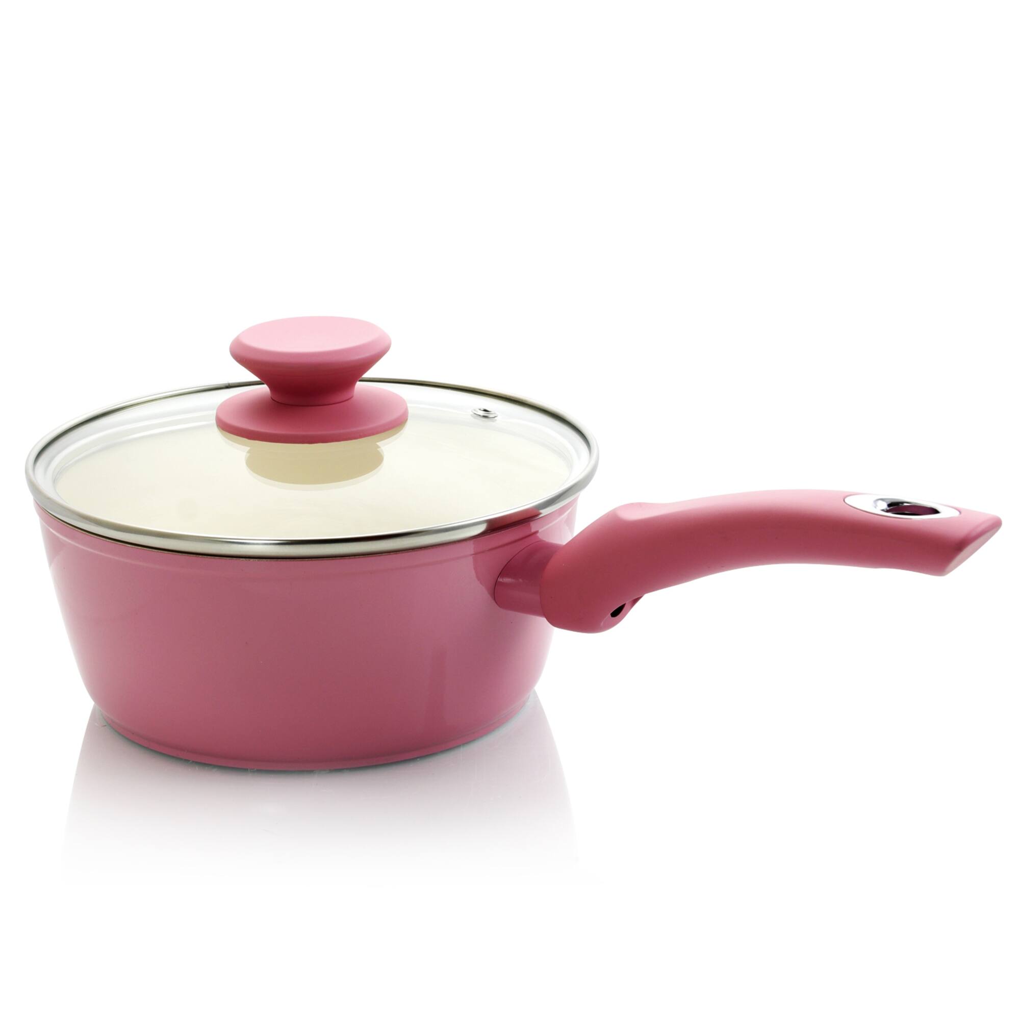 Gibson Home® Plaza Café 7-Piece Lavender Aluminum Nonstick Cookware Set